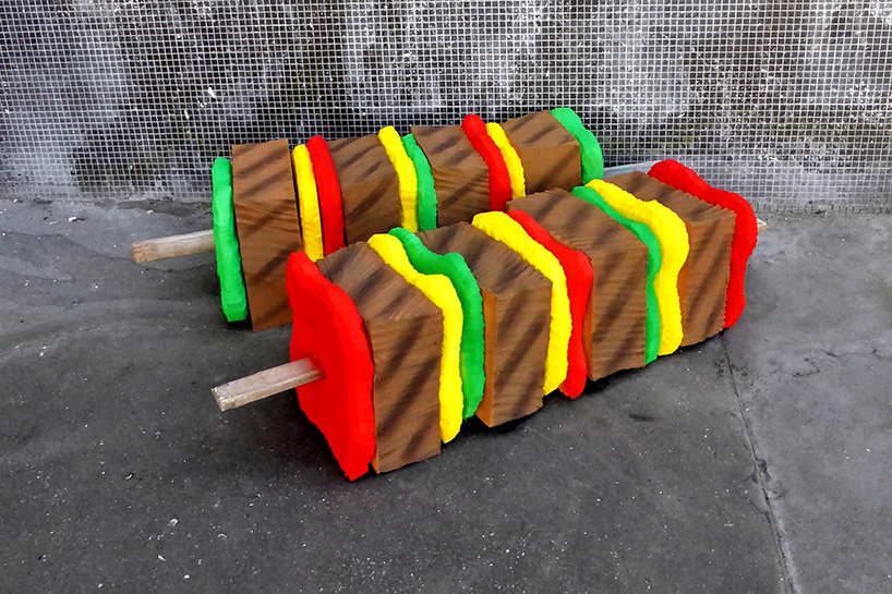 lor-k-french-artist-street-food-discarded-mattresses-designboom-09