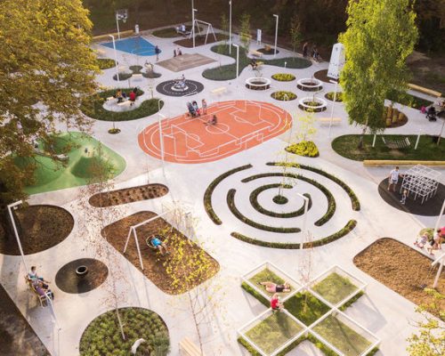 Activity Zone: O parque multiuso na Polônia com possibilidades lúdicas