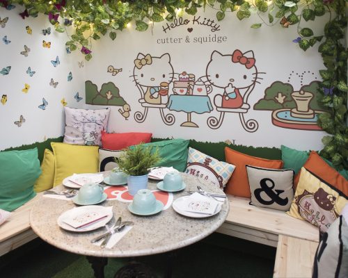 Chá da tarde da Hello Kitty em Londres