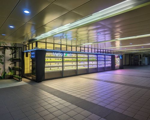 Metro Fresh: As estações de metrô com fazendas verticais em Taiwan