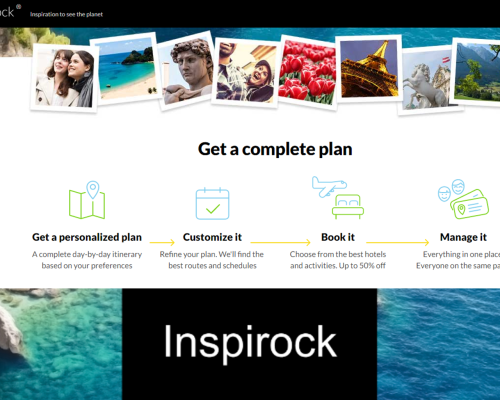 Inspirock cria itinerários para suas férias