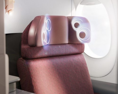 Japan Airlines anuncia assentos com alto-falantes integrados