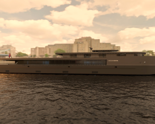 Oceandiva: O navio neutro em carbono para festas no Rio Tâmisa