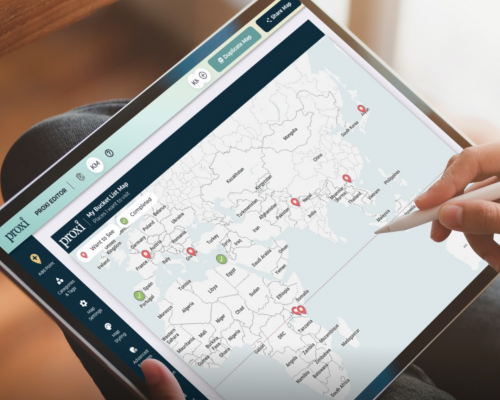 Proxi: O mapa interativo para planejamento de viagens