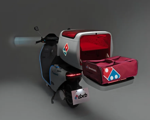 Domino’s anuncia moto elétrica com forno integrado