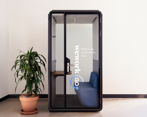 WeWork cria cabines de trabalho para aeroportos e hotéis