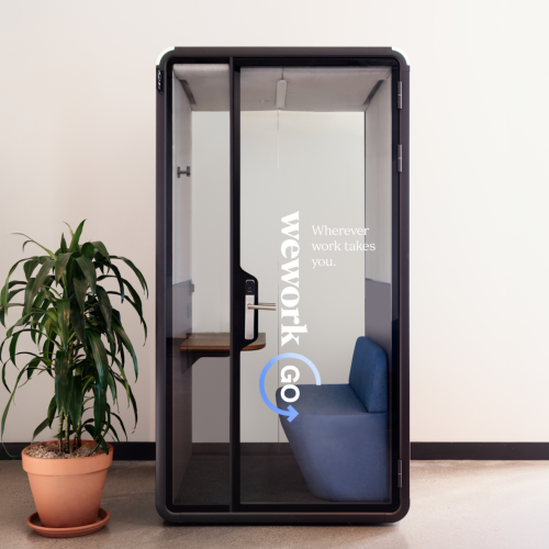 WeWork cria cabines de trabalho para aeroportos e hotéis