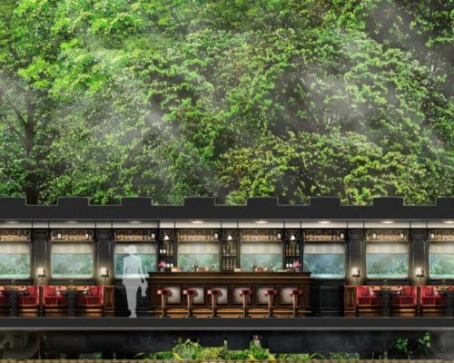 Um hotel de luxo dentro de um vagão de trem no Parque Nacional Khao Yai