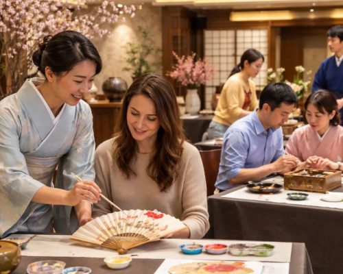 Arte e tradição japonesa no Keio Plaza Hotel