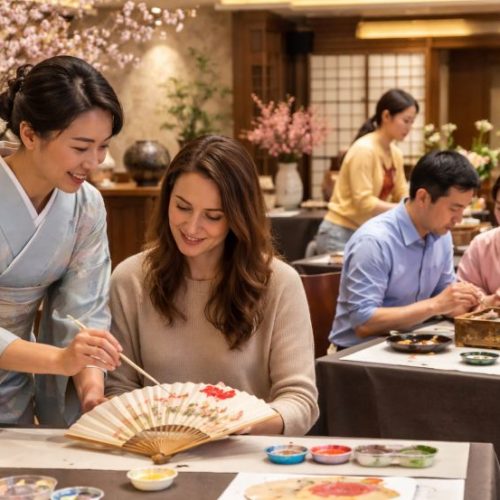 Arte e tradição japonesa no Keio Plaza Hotel