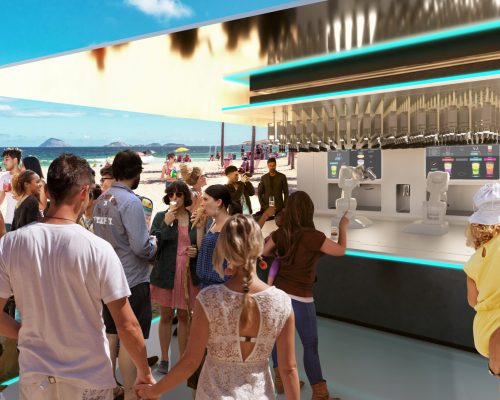Bartender robô da Makr Shakr chega a resort em Bali