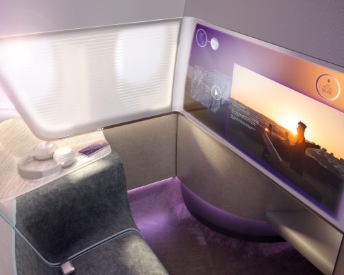 JetBlue cria cabines inspiradas em suítes privativas