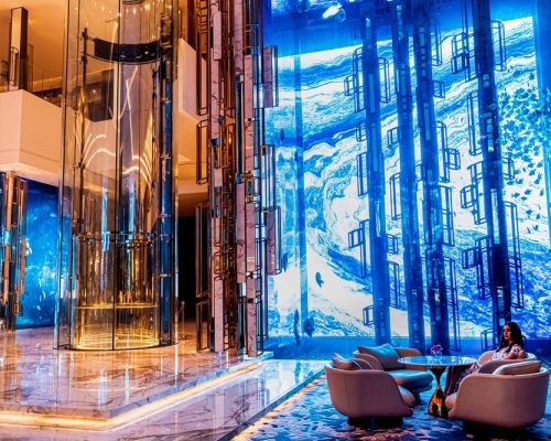Atlantis The Royal recebe paredes tecnológicas da Samsung