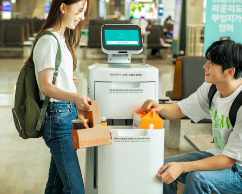 Air-Dilly: O robô que serve café no Aeroporto de Incheon