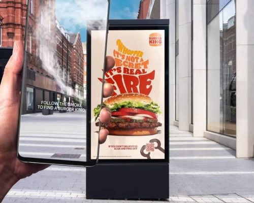 Buscando o Burger King? Basta seguir os rastros virtuais de fumaça!