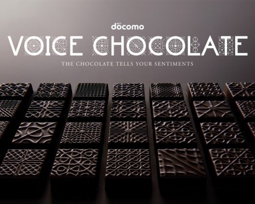 Campanha japonesa transforma vozes em chocolates exclusivos