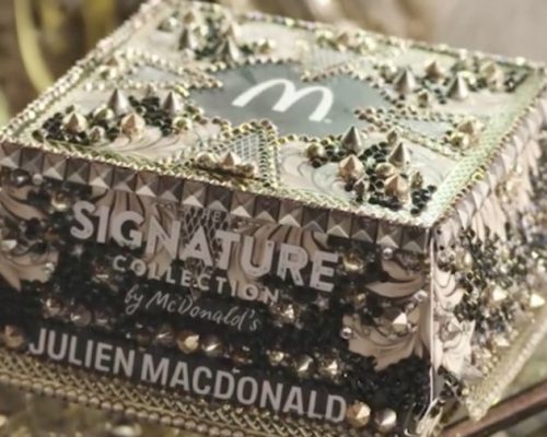 Estilista desenha embalagem exclusiva para McDonald’s