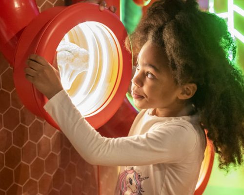 Espaço de refeições educativas para crianças no Royal Botanic Gardens