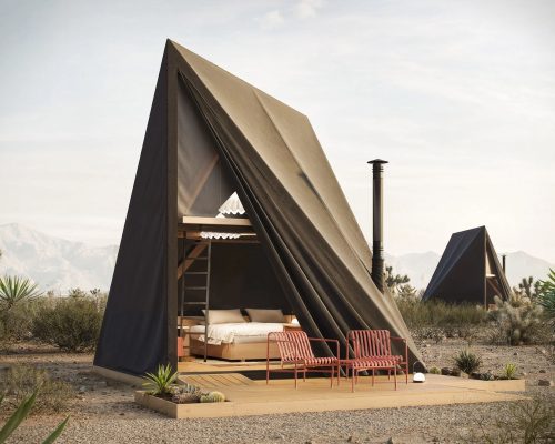 Softshell: A reinvenção do glamping por Nokken e BIG