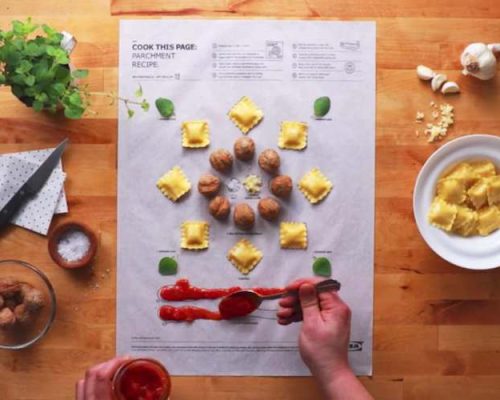 Ikea tem livro de receitas que vai para o forno