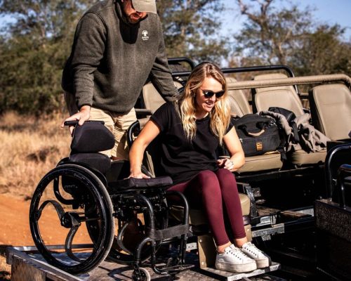 A acessibilidade nos safáris do Ximuwu Lodge na África do Sul