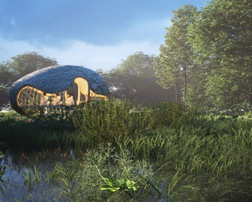 O pod flutuante projetado para meditação ao som das águas