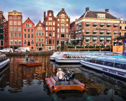 Amsterdam testa barcos autônomos para o transporte de bens e de pessoas