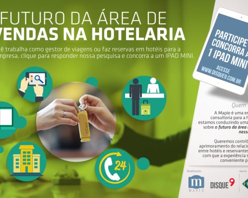 [ENCERRADO] O Futuro das Vendas na Hotelaria