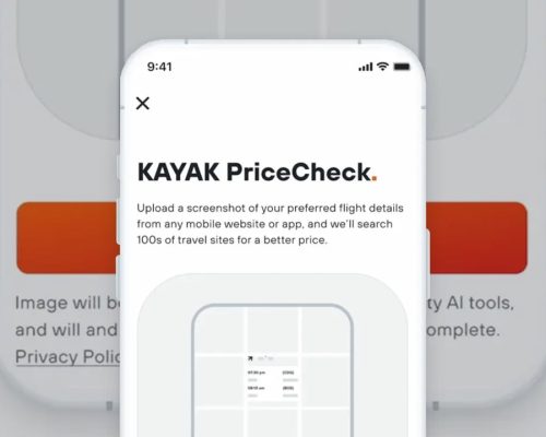 Que tal comparar preços através de captura de tela com a Kayak?