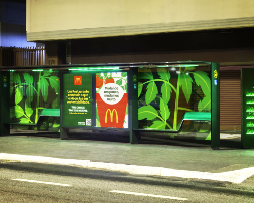 McDonald’s transforma ponto de ônibus em horta sustentável