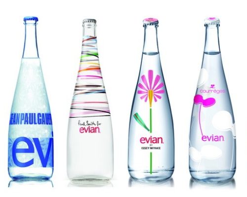 Evian promete usar 100% de material reciclado em suas garrafas até 2025