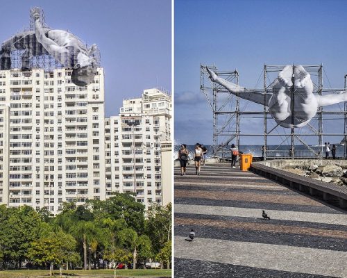 Artista faz homenagem a atletas olímpicos