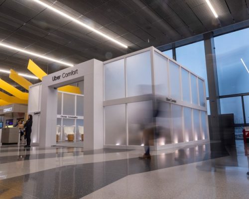 Uber lança lounge pop-up em Aeroporto de Chicago